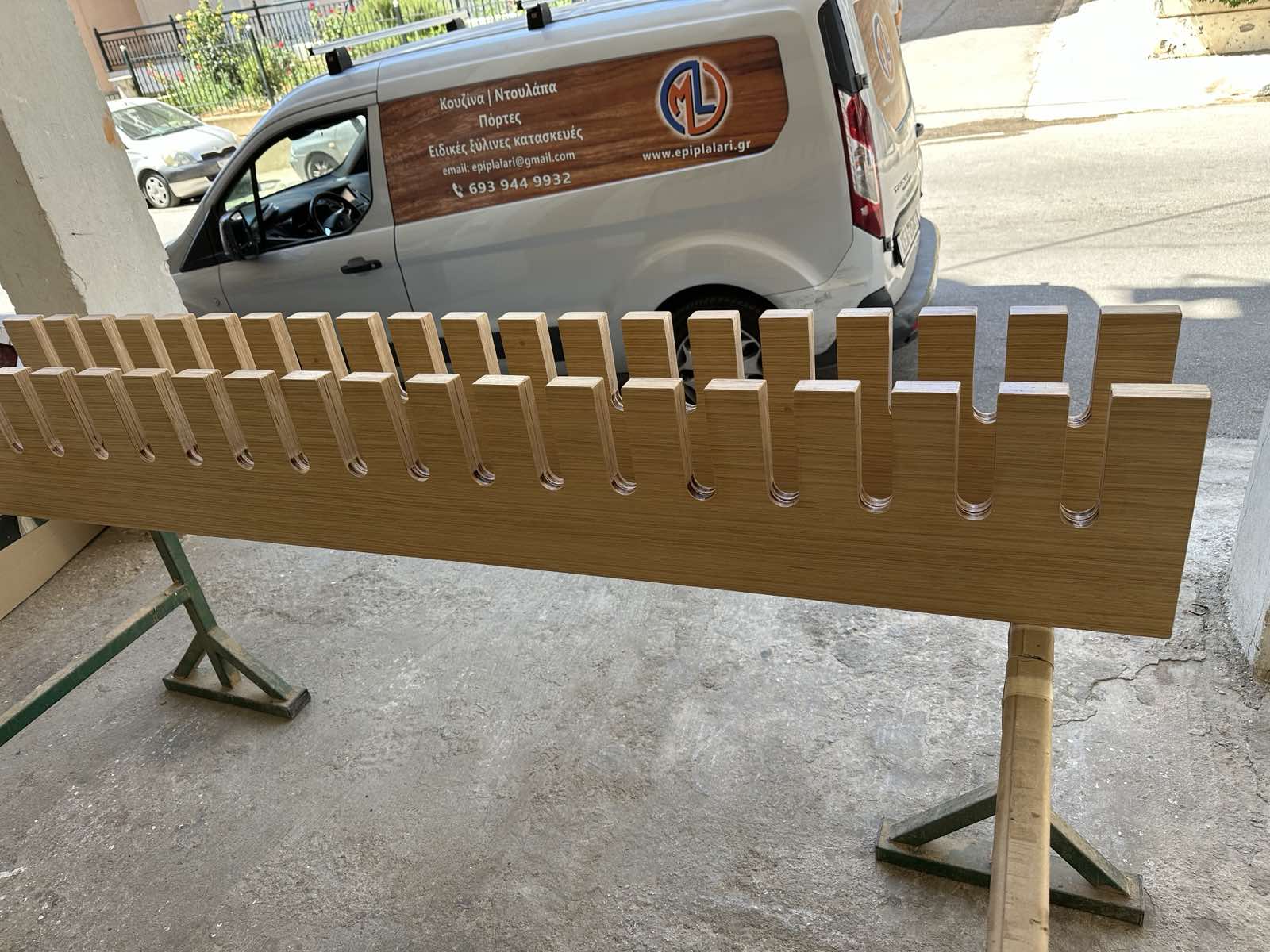 Ξύλινο Οργανωτικό Διαχωριστικό (Καφέ Laminate) ∣ Custom, Ειδικές κατασκευές, Ξύλινο διαχωριστικό, Οργανωτικό, Καφέ laminate, Custom κατασκευή