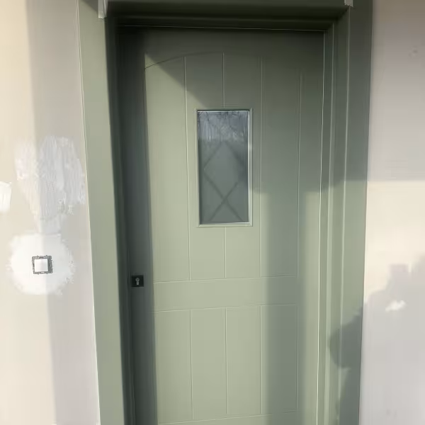 Κλασικό Πράσινο Ξύλινο Φύλλο Εισόδου με Γυάλινο Ένθετο ∣ Custom, Ειδικές κατασκευές, Ξύλινο φύλλο εισόδου, Κλασικό στυλ, Πράσινο ξύλο, Γυάλινο ένθετο, Custom κατασκευή